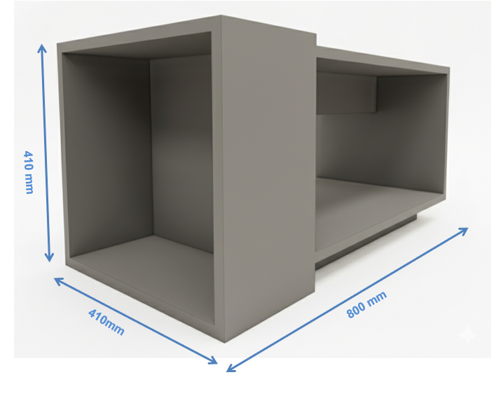 Dust Finish Coffee Table – Sleek Contemporary Look