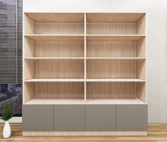Modern Oak Finish Book Shelf