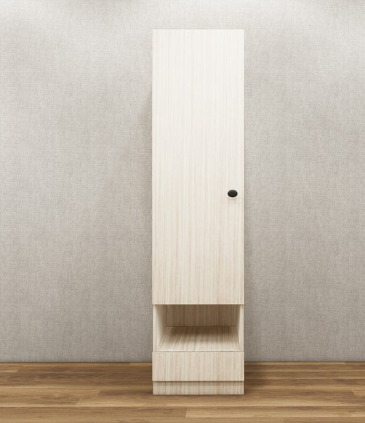 Legno Oak Light Finish Single Door Wardrobe