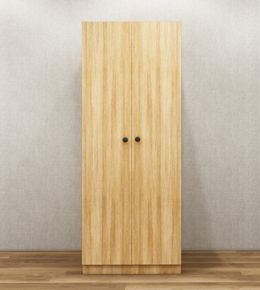 Urban Teak Finish Double Door Wardrobe