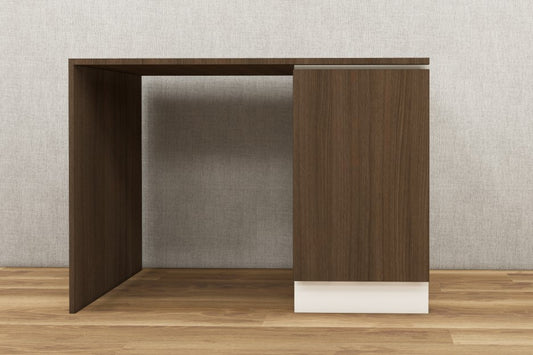 Legno Oak Dark & Frosty White Finish Study Table