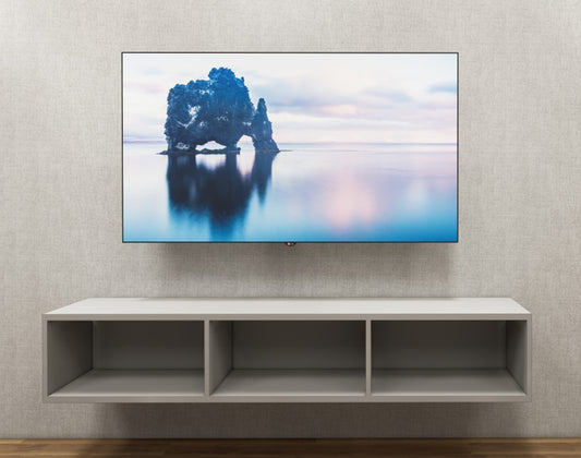 Gothic Grey Finish Tv Unit