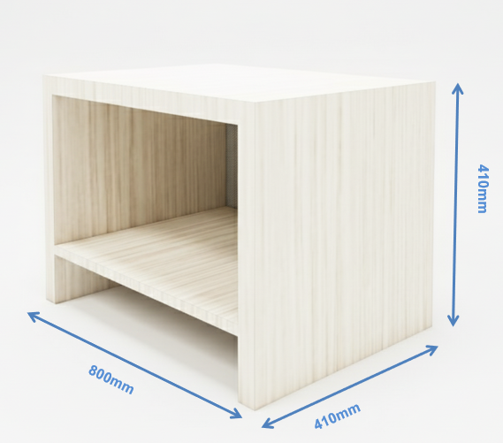 Legno Oak Light Finish Luggage Rack