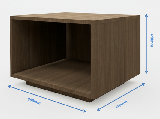 Legno Oak Dark Finish Luggage Rack