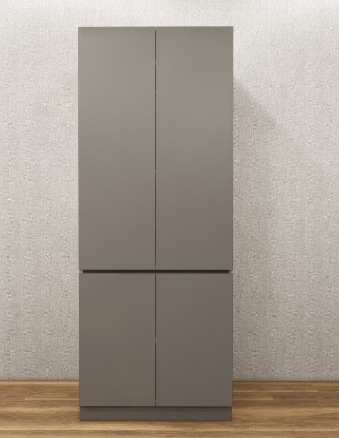 Dust & Modern Oak Finish Wardrobe – Elegant Two Door Compact Storage
