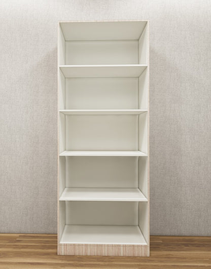 Modern Oak & Wool White Finish Two Door Wardrobe – Minimalist Space-Saving Design
