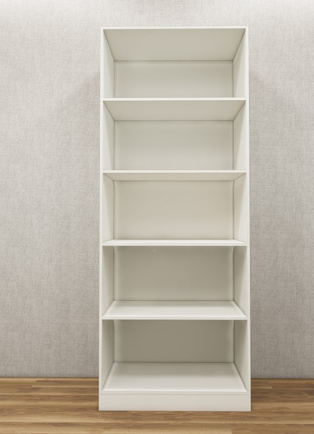 Wool White Finish Two Door Wardrobe – Minimalist Space-Saving Design