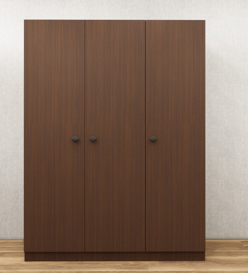 Rich Walnut Finish – Elegant Three Door Vertical Organizer