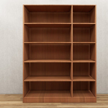 Burma Teak & Wool White Finish – Stylish 3 Door Unit with Side Open Shelves