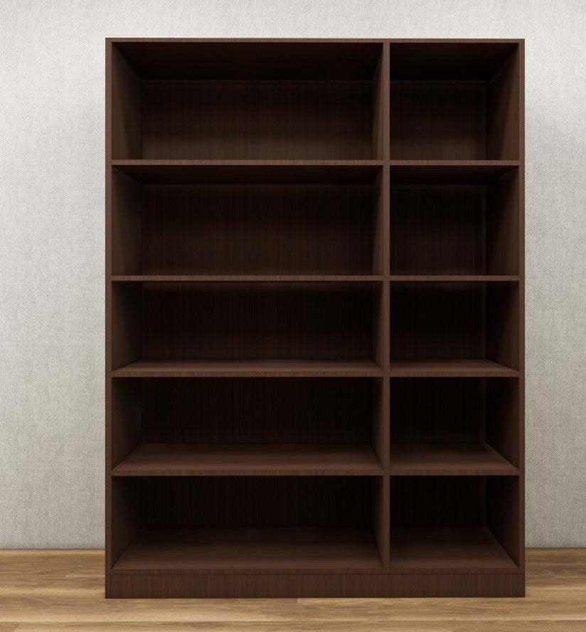 Rich Walnut Finish – Elegant Three Door Vertical Organizer