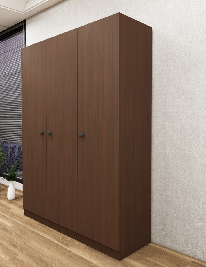 Rich Walnut Finish – Elegant Three Door Vertical Organizer