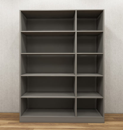 Dust & Wool White Finish – Stylish 3 Door Unit with Side Open Shelves