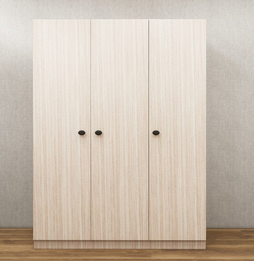 Modern Oak Finish – Elegant Three Door Vertical Organizer