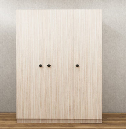 Modern Oak Finish – Elegant Three Door Vertical Organizer