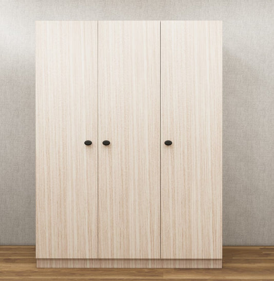 Modern Oak Finish – Elegant Three Door Vertical Organizer