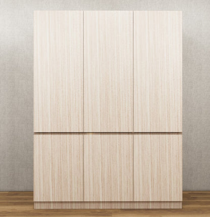 Modern Oak Finish – Minimalist Three Door Storage Solution