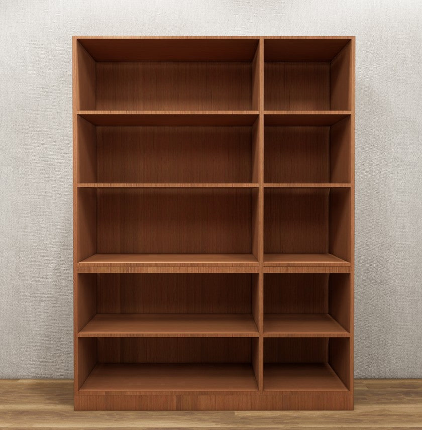 Burma Teak Finish – Minimalist Three Door Storage Solution