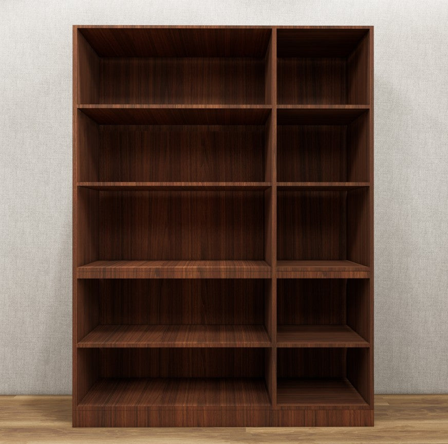 American Walnut Finish – Minimalist Three Door Storage Solution