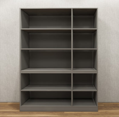 Wool White & Dust Finish – Minimalist Three Door Storage Solution