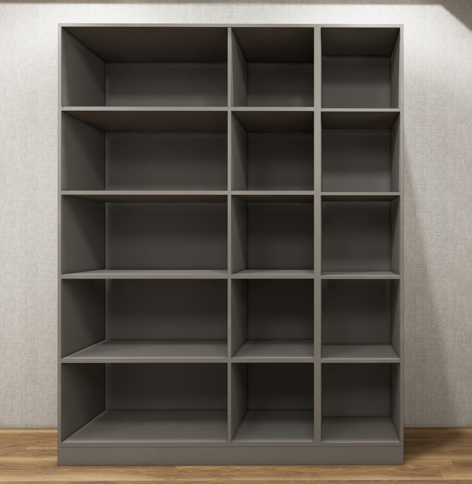 Dust & Wool White Finish - Stylish 4 Door Unit with Side Open Shelves