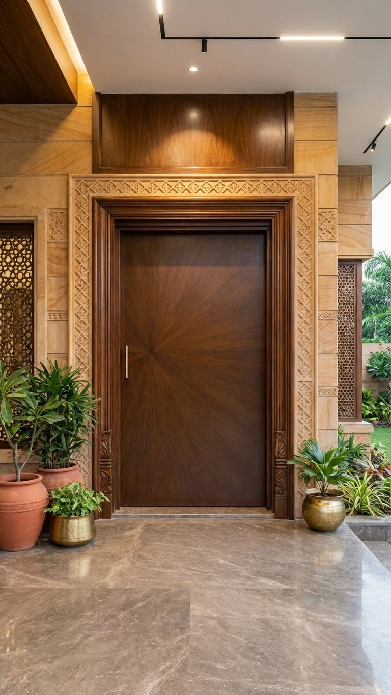 Premium Wooden Main Door with
