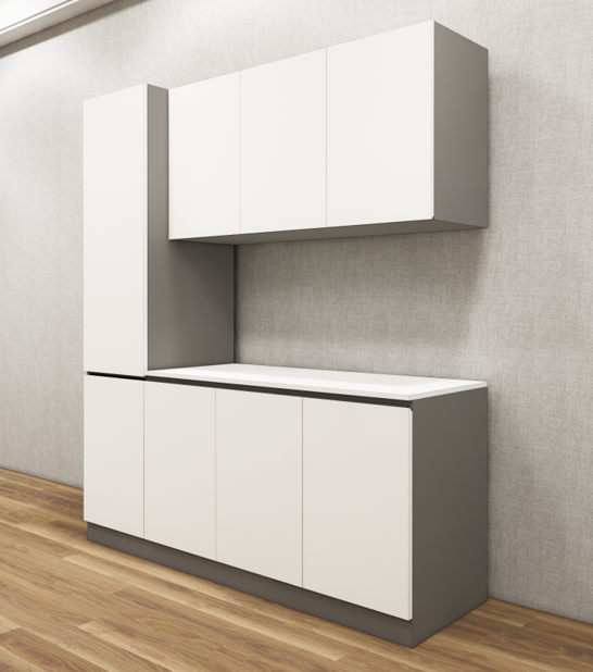 Dust & Wool White Door Finish Crockery Unit – Modern Dining Storage