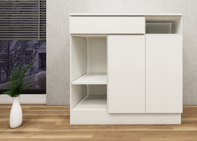 Wool Finish Console Table – Elegant Hallway Decor Table