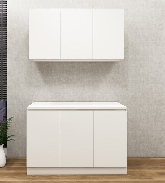 Wool Finish Crockery Unit – Minimal Dining Sideboard