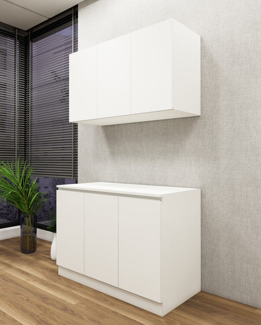 Wool Finish Crockery Unit – Minimal Dining Sideboard