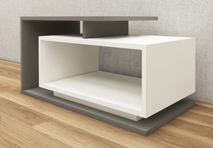 Dust & Wool White Finish Coffee Table – Designer Center Table