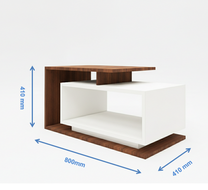 American Walnut & Wool Coffee Table – Designer Center Table
