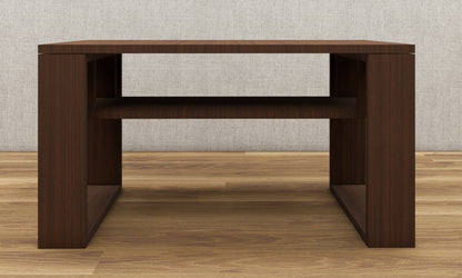 Rich Walnut Finish Coffee Table – Modern Living Room Center Table