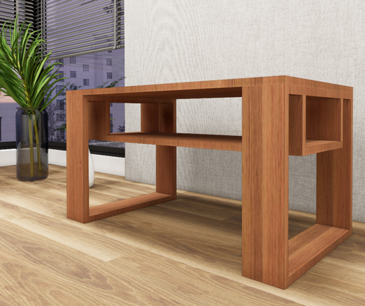 Burma Teak Coffee Table – Modern Living Room Center Table