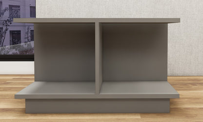 Dust Finish Coffee Table – Open Shelf Design