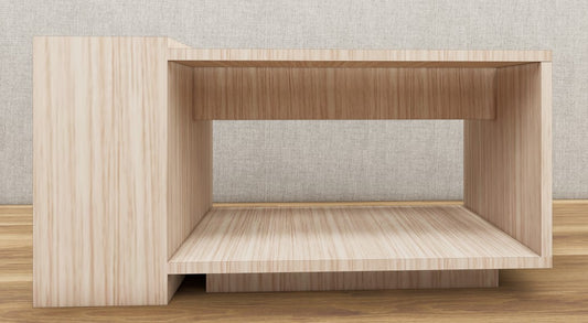 Modern Oak Finish Coffee Table – Sleek Contemporary Look