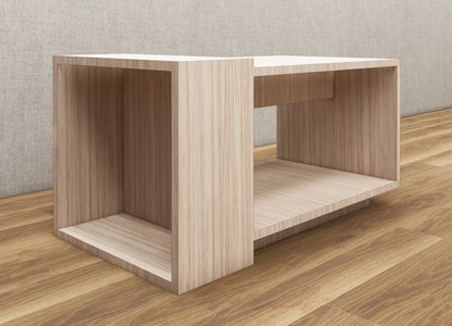 Modern Oak Finish Coffee Table – Sleek Contemporary Look