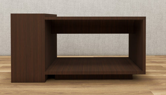 Rich Walnut Finish Coffee Table – Sleek Contemporary Look