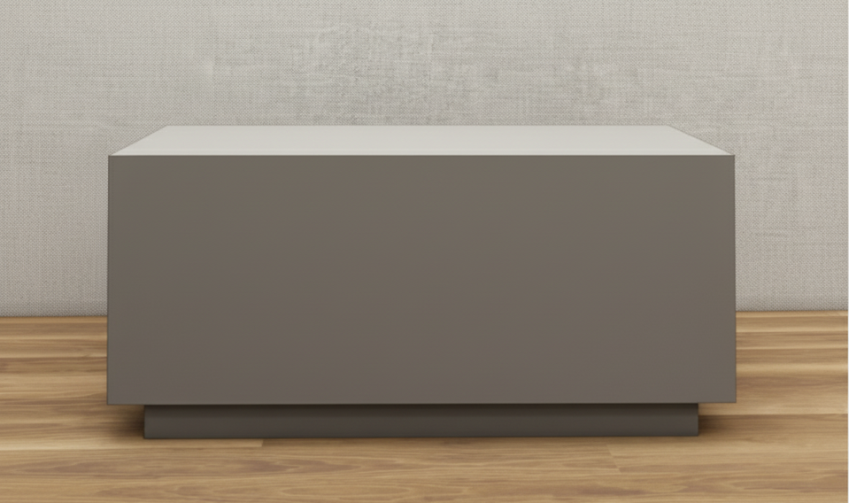 Modern Dust Finish Coffee Table – Compact Box Style Design