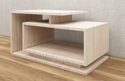 Modern Oak Finish Coffee Table – Designer Center Table