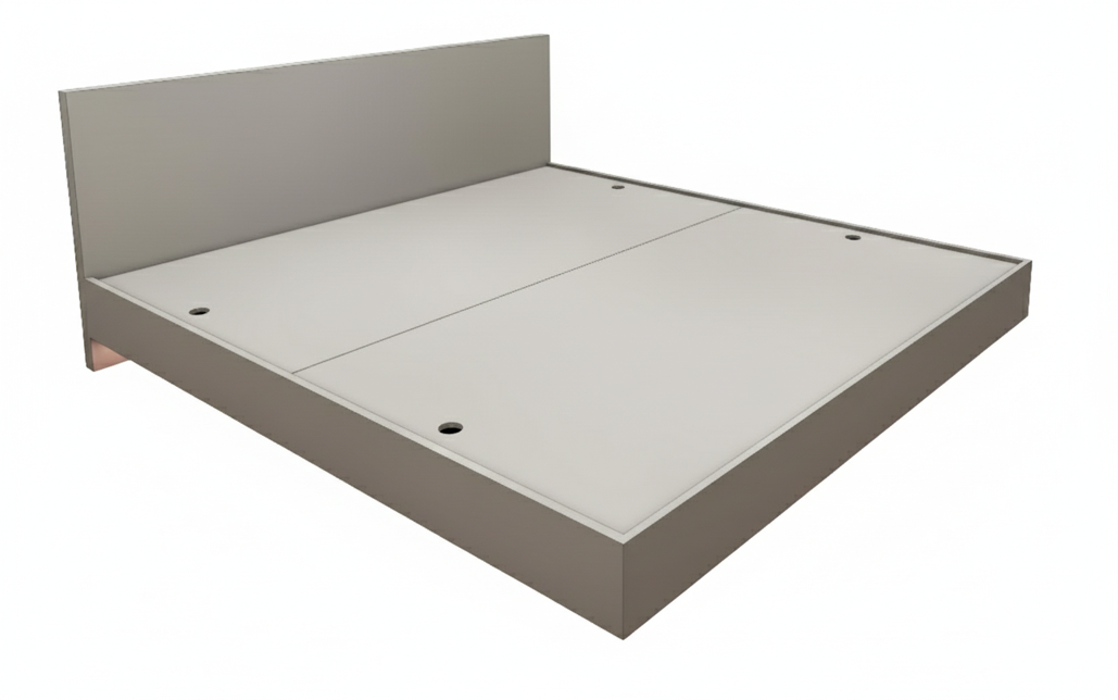 Dust Finish King Size Bed – Premium Bedframe