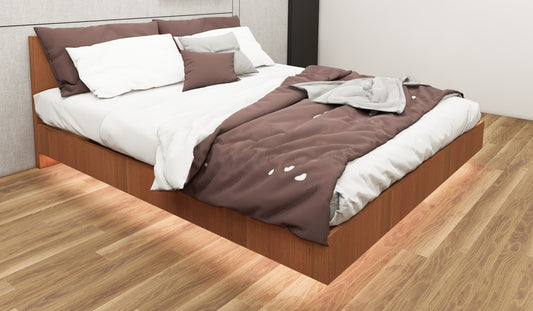 Burma Teak Finish King Size Bed – Premium Bedframe