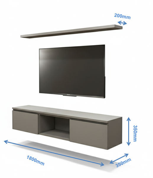 Dust Finish Tv Unit