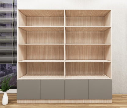 Modern Oak Finish Book Shelf