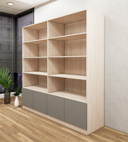 Modern Oak Finish Book Shelf