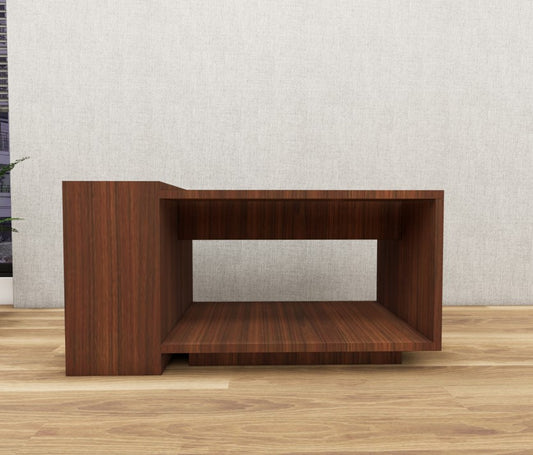 American Walnut Finish Coffee Table – Sleek Contemporary Look