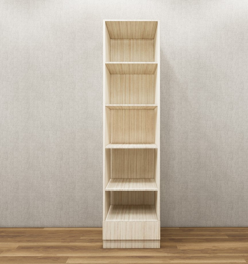 Legno Oak Light Finish Single Door Wardrobe