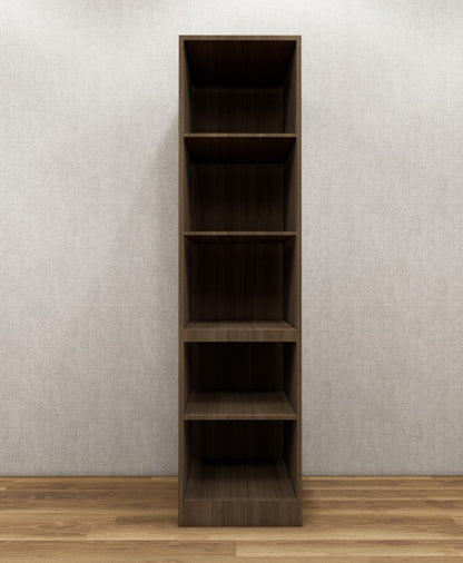 Legno Oak Dark & Frosty White Finish Single Door Wardrobe