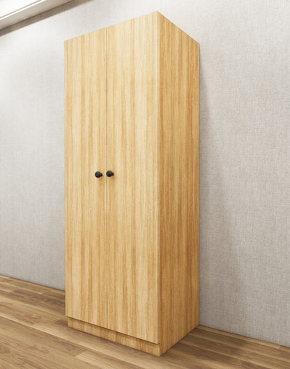 Urban Teak Finish Double Door Wardrobe