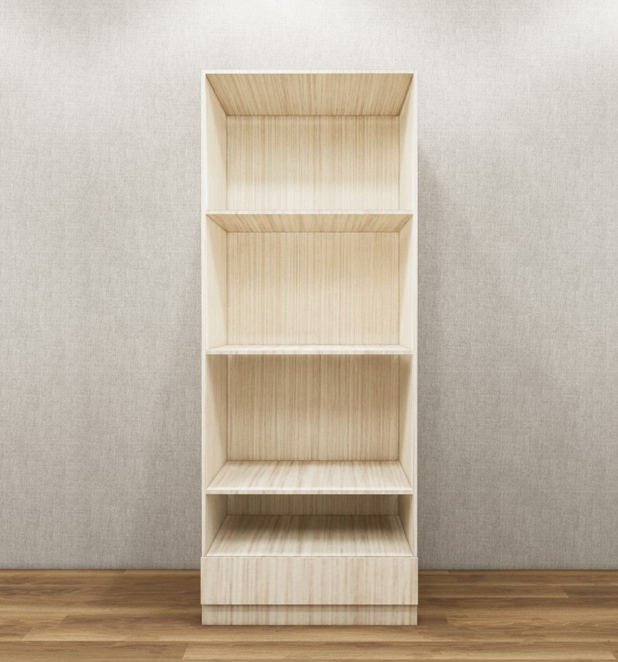 Legno Oak Light Finish Double Door Wardrobe