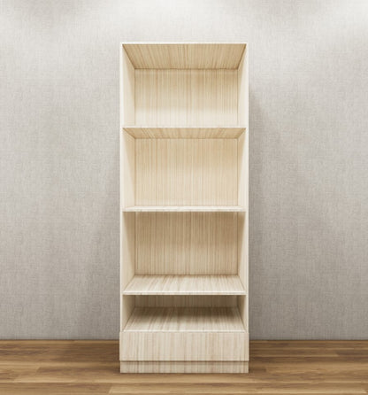 Legno Oak Light Finish Double Door Wardrobe